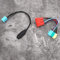 Saluaqui Adaptateur Audio 5.0 Connecteur Radio - 20pin / 8pin AUX Cable Car Stéréo Adaptateur pour A3 8L 8P TT - Consommation à Faible Consommation de Musique sans Fil Transmission
