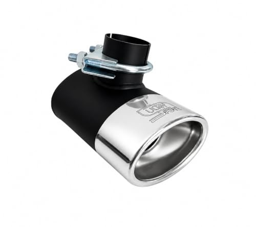 CARTUNER Auspuffblende Endrohr Sportauspuff Optik für Fortwo Modelle Typ 450 bis Baujahr 04/2007 oval