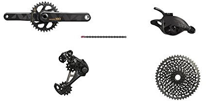 SRAM XX1 Eagle GXP Boost 175 Black/Gold 32T Chainring 10-50T Black Cassette