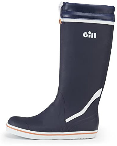 Gill Tall Yachting Boots Blue - Unisex - 100% Naturkautschuk-Compound-Stiefel mit hohem Halt und Komfort