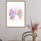 Terilizi Lungen Aquarell Kunst Poster Medizinische Anatomie Wand Kunstdruck Leinwand Gemälde Anatomische Medizin Wandbild Arzt Büro Decor-50X70Cm Kein Rahmen