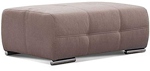 Cavadore Hocker Mistrel, Sitzhocker mit leichter Fleckentfernung dank Soft Clean, geeignet für Haushalte mit Kindern, Haustieren, 109 x 42 x 73, hellbraun