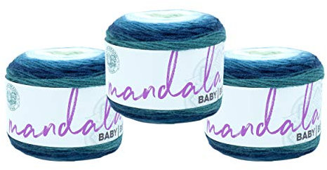 Lion Brand Yarn Mandala Babygarn, Echo-Höhlen, 3 Stück