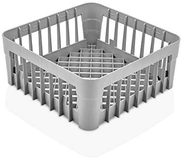 TemoWare Commercial Dishwasher Open Basket - Glass Holder 350x350x150mm