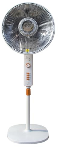 Stufa elettrica al Carbonio 900 watt Bianco