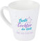 Shirtinstyle Kaffeepott Latte Tasse, Beste Tochter der Welt, Familie Verwandschaft, Liebe, Freude, Dankbarkeit