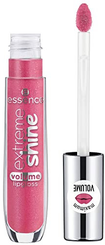 essence extreme shine volume lipgloss, Lip Gloss, Nr. 06 Candy Shop, pink, strahlend frisch, glänzend, transluzent, vegan, ölfrei, ohne Alkohol (5ml)
