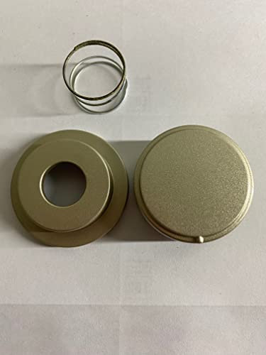 Homely R Manopola con Borchia Piano Cottura e forni foro da 6mm Chiusura orizzontale Sporgente 2mm Color Silver No Originale Prodotto Commerciale in Plastica Dura