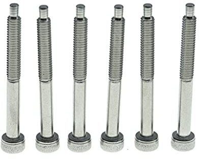 Dopro Stainless Steel Tremolo Bridge Saddle Mounting Screws Guitar Locking Nut Screws and String Lock Screws for Floyd Rose