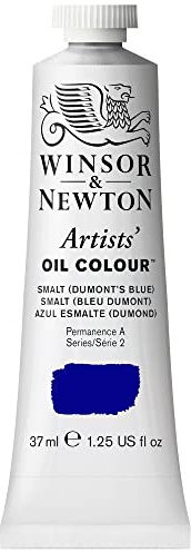 Winsor & Newton Artists' Oil Paint, 37ml Tube, Smalt (Dumont's Blue)