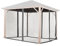 Moustiquaires pour Tonnelle de Jardin Forest Superior 3x3 m, Gris, avec Fermeture Eclair
