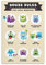 QINGYUAN House Rules for Little Monsters Kids Motivierende Zitate Poster Dekorative Leinwand Wandkunst Wohnzimmer Schlafzimmer Gemälde 40 x 60 cm