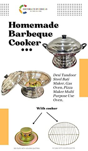 Multi Purpose Steel Gas Oven,Gas Tandoor,Barbeque Griller, Bati, Pizza Maker,Dal Bati Cooker,Roti Makers