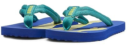 PUMA Unisex Kinder Epic Flip V2 Ps Flip-Flops, Sparkling Green Cobalt Glaze Lime Sheen, 28 EU