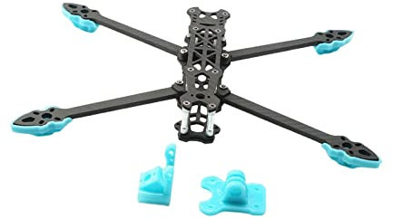 Colcolo Drohnenrahmen Quad Frame 7 RC Drohne mit Druckteil, Blau