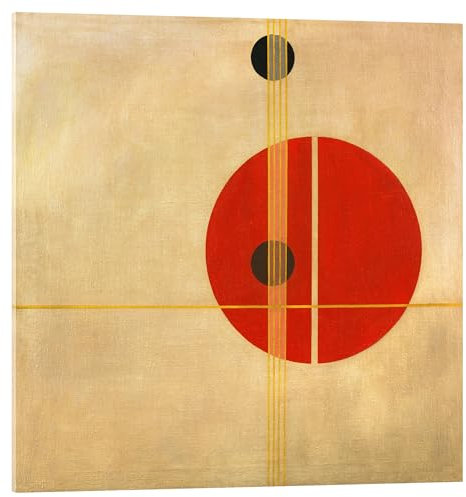 Posterlounge Q 1 Suprematistisch Acrylglasbild von László Moholy-Nagy Wandbilder für jeden Raum 40 x 40 cm Kreise Wanddeko