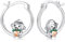 Twoowl Affen Ohrringe 925er-Sterlingsilber Tierschmuck Valentinstagsgeschenk für Frauen und Mädchen Tierliebhaber