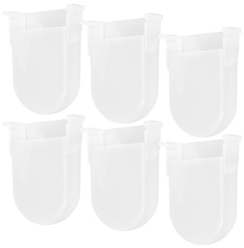 UKCOCO 6st Kondenswasserauffangbecher Austausch Der Kondensatauffangschale Reiskochtopf, Wasserkelche Ersatzteile Für Schnellkochtöpfe Reiskocher-wasserkasten Plastik Sammelbox Weiß Dampf