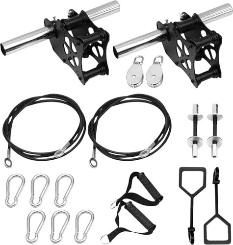 AHTAPFON Smith Machine Gliders attachments Versatile Workout Fitness Gym Training Cable Crossover Bench Press Deep Squat Compatible with 1” 2“ Olympic Barbell