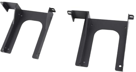2.5in Hard Drive Bracket, 2pcs HDD SSD 3D Printed Mounting Bracket Adapter, Hard Disk Drive Holder, for PS2 SCPH 30000 50000 Game Console (Black)