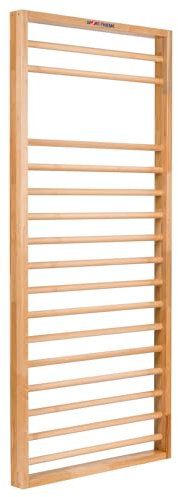 Sport-Thieme Turnwand Einzelelement TuWa Sprossenwand U3 | erweiterbar | 16 Sprossen | Buche Massivholz | Holz Natur | 230x100 cm | 35 mm Sprossendurchmesser | Vormontiert