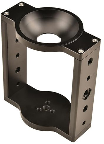 Kamerastative 65mm 75mm Fluid Head Bowl Adapter Mount Aluminium DSLR Kameras Half Ball Flat to Bowl Konverter Kameraaufsatz