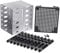 JANZU 5.25 Inch to 5 x 3.5 Inch HDD Cage Rack Hard Drive Disk Enclosure Disk Tray Adapter