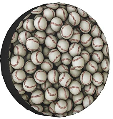 Baseball-Reifenabdeckungen, wetterfest, für Anhänger, Camping, Reisen, Anhänger, Wohnmobile, SUV