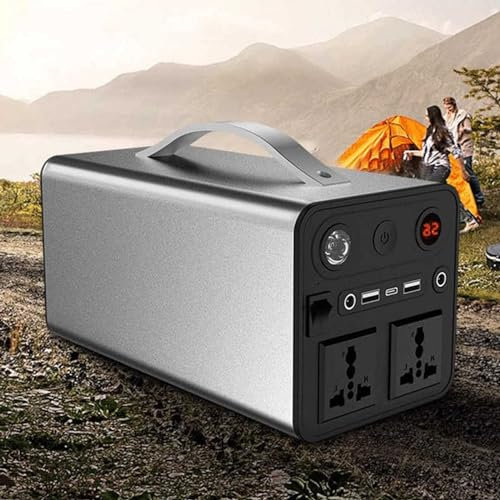 Station d'alimentation portable 300 W 90 000 mAh – Générateur solaire, générateur solaire avec prise AC/DC/USB/type C, pour le camping, les voyages, la pêche, l'alimentation d'urgence de secours