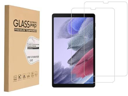 Shunwige Designed for Samsung Galaxy Tab A7 Lite (8.7 Inch) Tempered Glass Screen Protector 9H Anti Scratch HD Clear Bubble Free(2pcs)