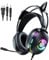 fesoklaf Gaming Headphones with MIC, Cute RGB Wired Headset with Noise Cancelling Mic,Over-Ear Earphones with Cat ears for Gamers/PC/Streamers/Cosplay (Black)