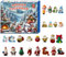 Fravsiu Adventskalender 'Advent der Weihnachtswichtel, Kalender 'Advent der Weihnachtszwerge 2024, Kalender 'Advent der Zwerge 2024, Countdown-Kalender der Zwerge,