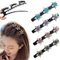 4 Stück Geflochtene Haarspangen, Kolibri Haarspange, Seitliche Haarklammern, Fransenklammern, Haarspangen, Haarsegmentierungsklammern, Haarklammern, Zum Frisieren Usw, Haarspange