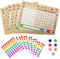8 Reward Charts and 392 Star Stickers - Reward Charts for Children Behaviour, Potty Training Stickers for Girls and Boys, Customisable, Educational and Rewards Good Behaviour