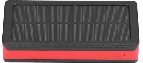 YWBL-WH Solar Power Bank, Plastic, 30000mAh High Capacity, 4 USB Ports, LED Light for Outdoor Adventure