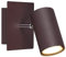 Trio Leuchten 802400124 - Faretto da parete Marley, in metallo, colore: Ruggine 1 x GU10