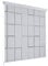 yorten Duschrollo Eva Duschvorhang Dusche Rollo Wasserfest Schnelltrocknend Badewannenvorhang mit Quadratmuster 160 x 240 cm (B x L)