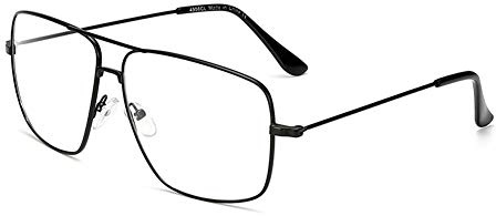 Dollger Classic Glasses Metal Fashion Clear Lens Glasses Frame Eyewear Women Men