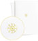 Weihnachtskarten Set 2 Stück |Weihnachtskarten Hochwertig mit Schneeflocke in Goldfolienprägung auf tollem Papier, Neutral mit Umschlag, E48