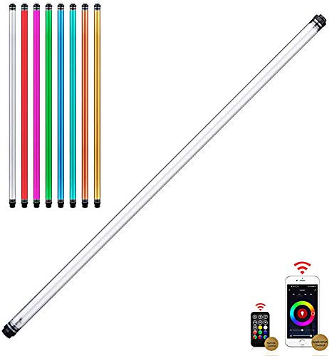 LUXCEO P120 RGB Video Light Light Rod 1350 Lumens, 3000K-5750K LED Handheld Photography Light, App Control RGB Full Colour CRI 95+, 12 Lighting Modes, Built-in 10400 mAh Battery IP68 Waterproof