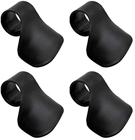 4 Pcs Throttle Assist Cruise Control Grip Black ABS Handlebar Rocker Thumb Rest for Motorbike