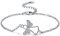Bo&Pao Damen Armband Schutzengel Silber 925 für Frauen und Mädchen, 21 cm, verstellbar