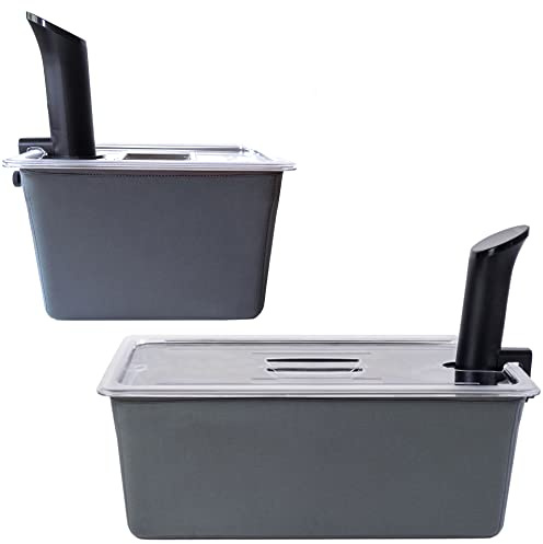 Väeske 12 + 26 QT Isolierte Sous-Vide-Behälter-Sets Combo – Sous-Vide-Zubehör (Behälter/Isolator)