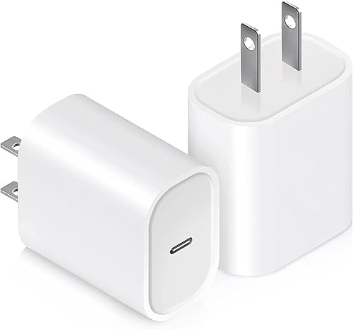 Ocupwei PD 3.0 - Cargador de pared USB C de 20 W, cargador de pared de carga rápida, adaptador de corriente USB C, cubo de ladrillo tipo C, para iPhone 16/16Pro/16Pro Max/16Plus/15/14/13/12/11, iPad