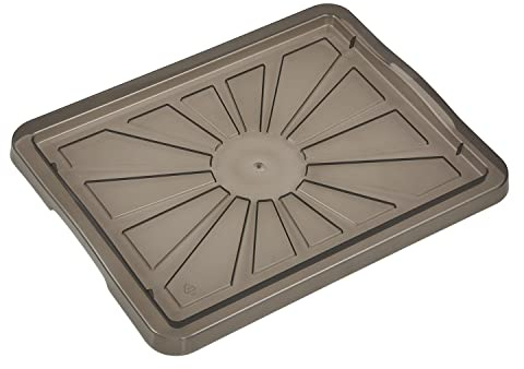 keeeper Deckel für Aufbewahrungsbox Franz, 35 x 27 cm, Für Multi-Box M, Franziska, Transparent, Crystal Grey