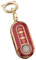 ontto Coque de clé de Voiture en TPU pour Fiat 500 500 C 500 L 500 X Qubo Panda Punto Lancia Ypslon Delta Grande Bravo Protection de clé Porte-clés Coque de clé Housse de clé Rouge