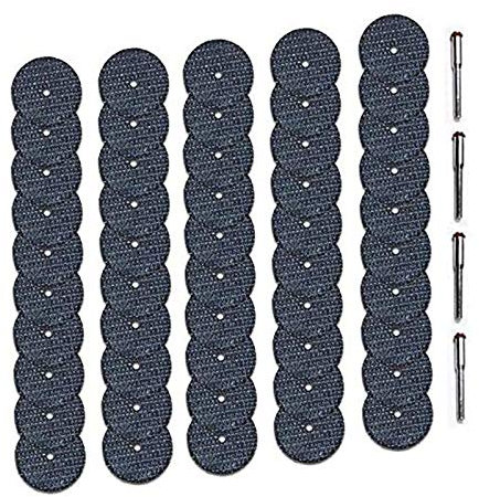CLPEEN 50Pcs 32mm Fiberglass Reinforced Cutting Disc Cut Off Wheel Accessories Abrasive for Mini Drill