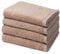 Ross - 4 teiliges Frottier-Set - Vita (4 X Handtuch im Set) - 520 g/m2 - Baumwolle - Walkfrottee - saugstark - weich und flauschig - Cappuccino