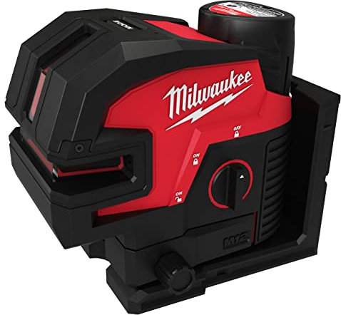 Laser MILWAUKEE 4 lignes avec 4 points 12 volts m12 cll4p-301c - 4933479203