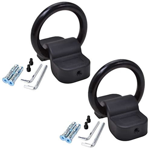 2 Stück Oramics Wandanker Bodenanker für Fahrrad und Motorrad [Diebstahlsicherung aus Q235 Stahl] Diebstahlschutz mit Ø14mm Stahlbügel – Wandhalterung für Fahrradschloss, Erdanker Fahrrad